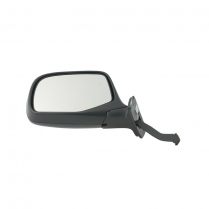 Outside Rear View Mirror Assembly - Left Hand - Manual - Black Cap - 1992-96 Ford Truck, 1992-96 Ford Bronco