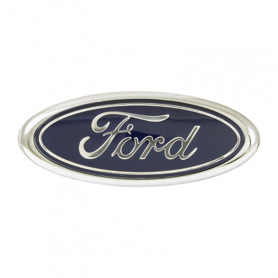 Grille or Liftgate Emblem - Peel and Stick - 1983-96 Ford Truck, 1984-96 Ford Bronco front view