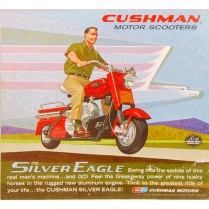 Color Fold-Out Brochure - 1962-65 Cushman Scooter