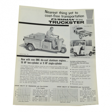 Pamphlet - Truckster - 1953-59 Cushman Scooter cover