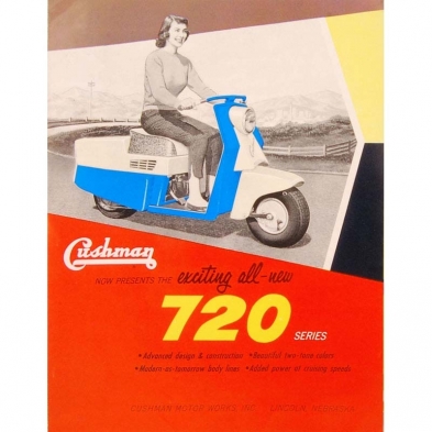 Brochure - 1957 Scooters - 1957-58 Cushman Scooter