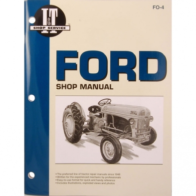9N, 2N, 8N Ford Shop Manual - 1939-52 Ford Tractor