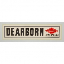 Dearborn Farm Equipment Decal - 1939-64 Ford Tractor