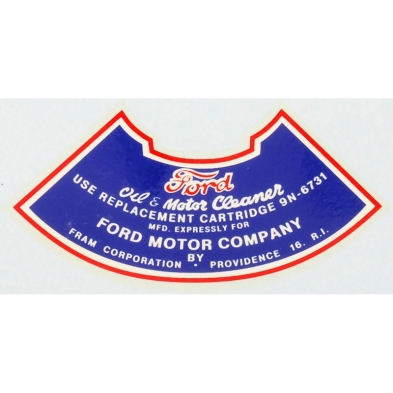 Decal- Oil and Motor Cleaner - 1939-52 Ford Tractor