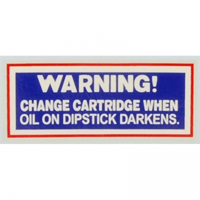 Decal - Warning Change Cartridge - 1939-52 Ford Tractor