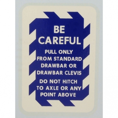 Decal- Be Careful PTO - 1939-52 Ford Tractor