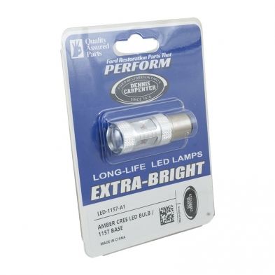 Bulb - Parklight - LED - #1157 - Amber - 12 Volt in package