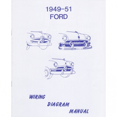 Book - Wiring Diagram Manual - 1949-51 Ford Car cover photo