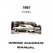 Book - Wiring Diagram Manual - Galaxie - 1961 Ford Car