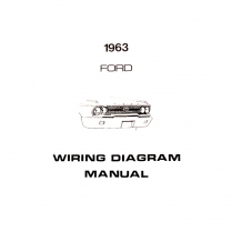 Book - Wiring Diagram Manual - Galaxie - 1963 Ford Car