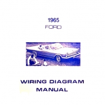 Book - Wiring Diagram Manual - Galaxie - 1965 Ford Car