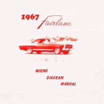 Book - Wiring Diagram Manual - Fairlane - 1967 Ford Car