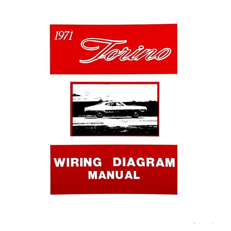 Book - Wiring Diagram Manual - Torino - 1972 Ford Car Dennis Carpenter