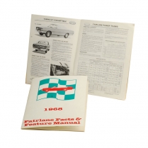 Book - Facts Manual - Fairlane - 1968 Ford Car