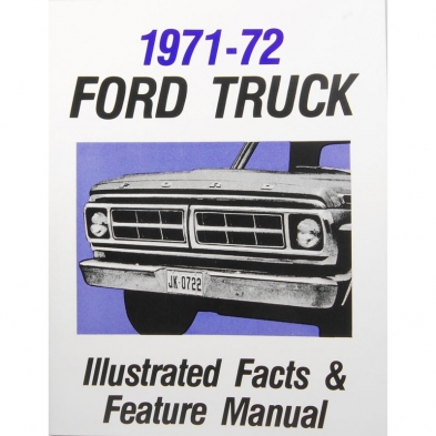 Book - Facts Manual - Truck - 1971-72 Ford Truck cover photo