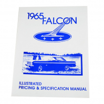 1965 Falcon Illustrated Pricing and Specification Manual - 1965 Falcon Ford Car