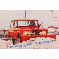 Postcard - Ford Dealership - 1968 Ford Bronco