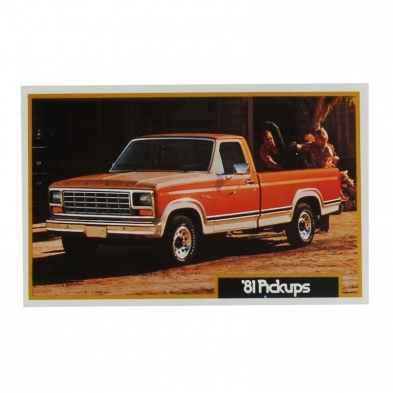 Postcard - Ford Dealership - 1981 Ford Truck