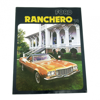 Ranchero Sales Brochure - 1974 Ford Ranchero Car cover view