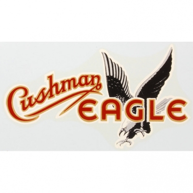 Eagle Decal - Adhesive Sticker - 1950-54 Cushman Scooter front view