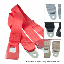 2-Point Non-Retractable Universal Lap Seat Belts - 1932-96 Ford Truck, Cars, and 1966-77 Ford Bronco