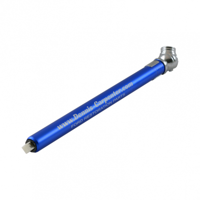 Tire Gauge - Pencil type with pocket clip 3/4 view