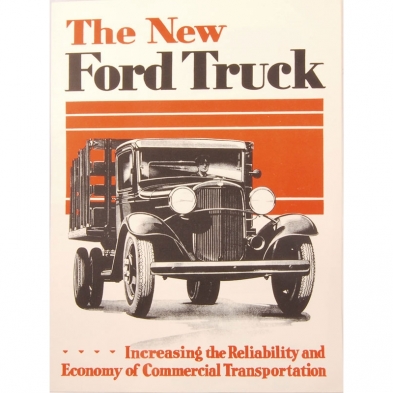 Sales Brochure - 1932 Ford Truck Cover photo