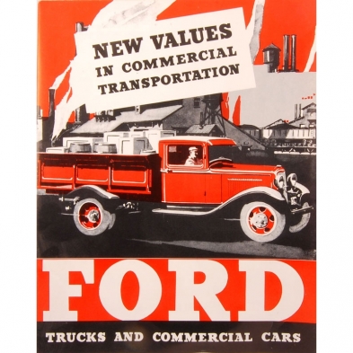 Sales Brochure - Foldout Truck - 1933 Ford Truck Cover photo