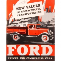 Sales Brochure - Foldout Truck - 1933 Ford Truck