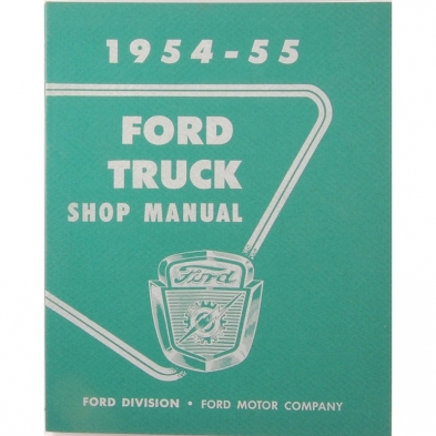 Shop Manual - 1954-55 Ford Truck Cover photo