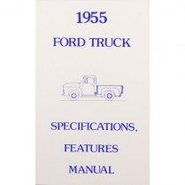Specifications Features Manual - 1955 Ford Truck