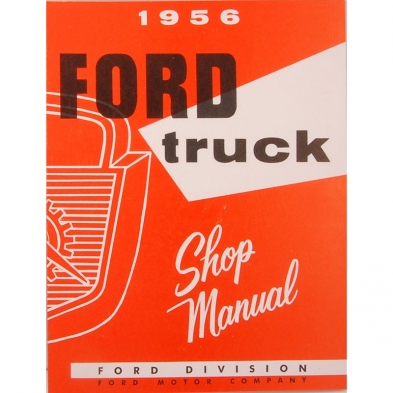 Shop Manual - 1956 Ford Truck Cover photo