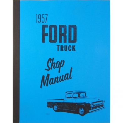 Shop Manual - 1957 Ford Truck Cover photo