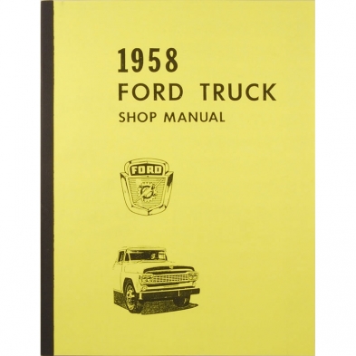 Shop Manual - 1958 Ford Truck Cover photo