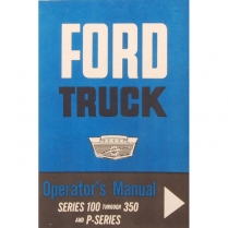 Operator's Manual - 1963 Ford Truck
