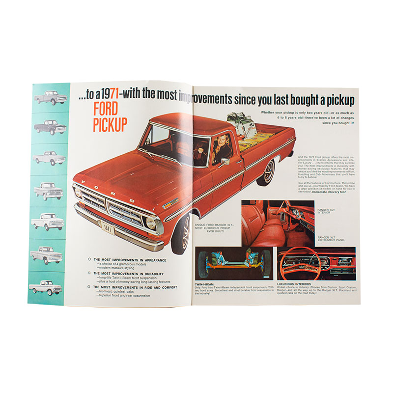 Sales Brochure 1971 Ford Truck Dennis Carpenter Ford Restorations