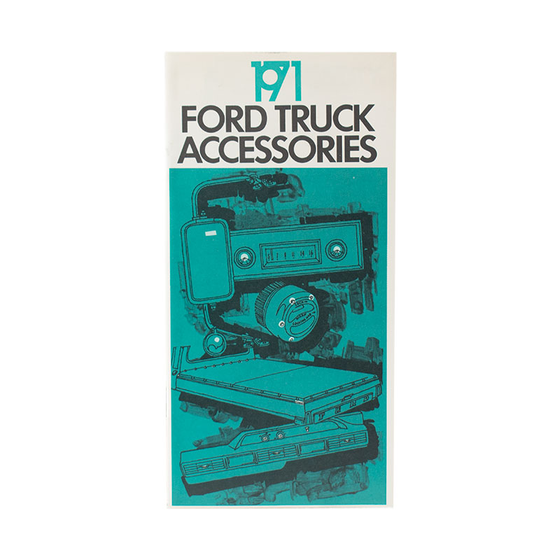 Accessories Sales Brochure 1971 Ford Truck Dennis Carpenter Ford