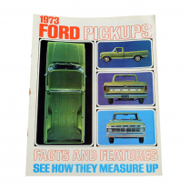 1973 Ford Pickups Facts and Features Brochure - 1973 Ford Truck