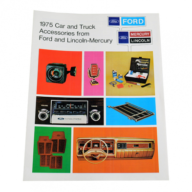 Sales Brochure - Accessories - 1975 Ford Truck, 1975 Ford Car Cover view