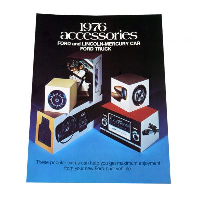 Sales Brochure - Accessories - 1976 Ford Truck, 1976 Ford Car Cover view