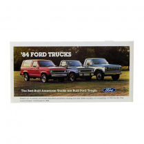 Ford Truck Sales Information Brochure - 1984 Ford Truck