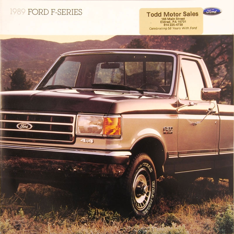 Sales Brochure - F-Series - 1989 Ford Truck | Dennis Carpenter