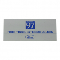 Exterior Colors - 1997 Ford Truck