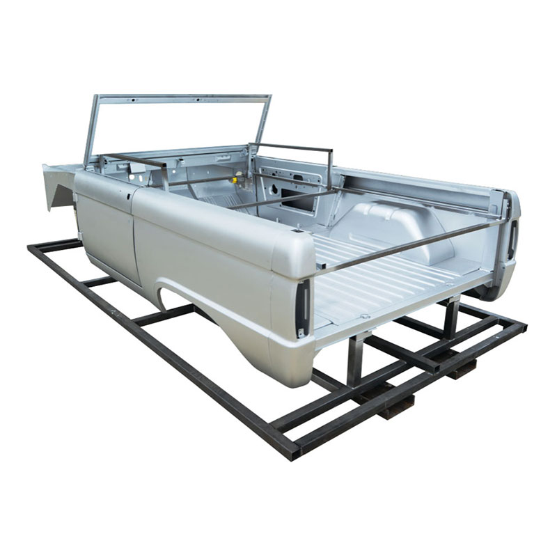 66-77 bronco body tub on custom steel support frame