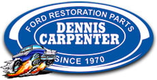 Compatible with Ford DENNIS CARPENTER FORD RESTORATION PARTS 1948-1952 Gray Sun Visor 