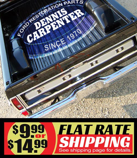 ford truck bed flat rate shipping ad