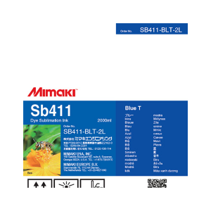 Transfer Mimaki 200cc Sb411 Ink Label - Blue