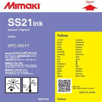 Mimaki Ink Cartridge SS21 Solvent 440cc (Yellow)