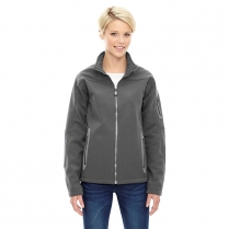North End Ladies' Three-Layer Fleece Bonded Soft Shell Technical Jacket