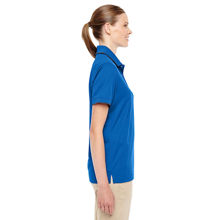 CLEARANCE Core 365 Ladies' Motive Performance Piqué Polo with Tipped Collar